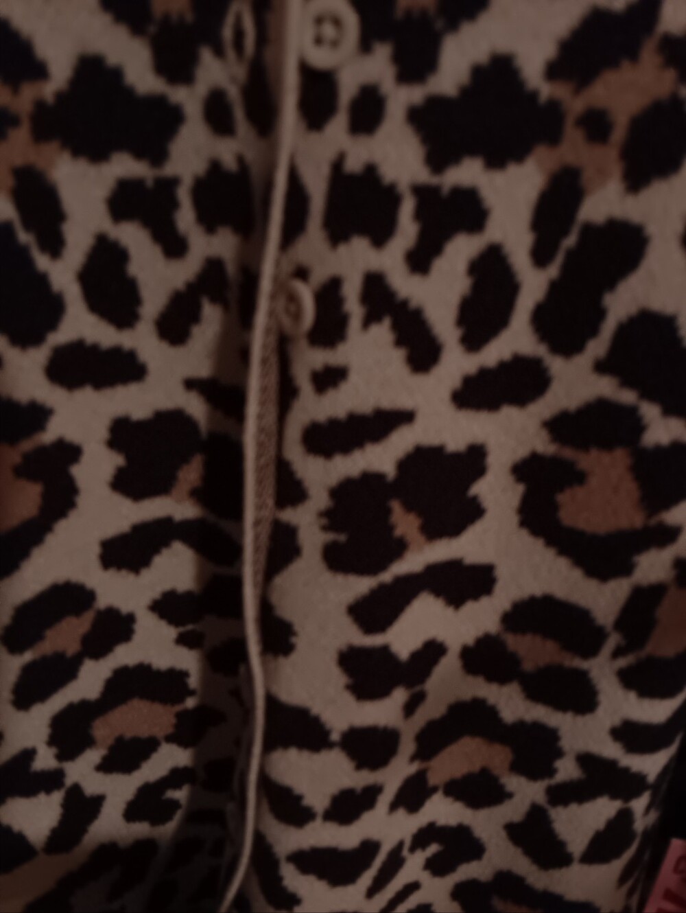 Coco & Shay Brown And Tan Leopard Print Cardigan. Large NWT - Picture 3 of 5